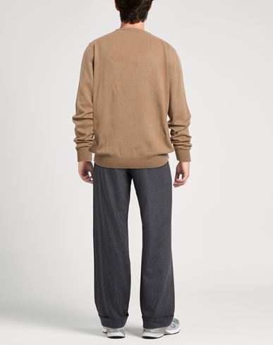 Man Sweater Camel Size 46 Wool, Cashmere, Viscose