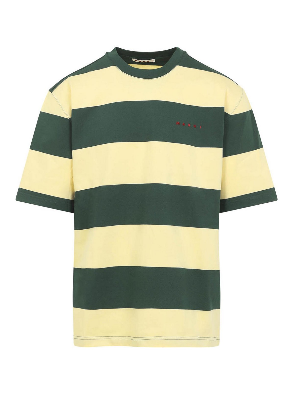 Marni - crew neck short sleeve striped t shirt