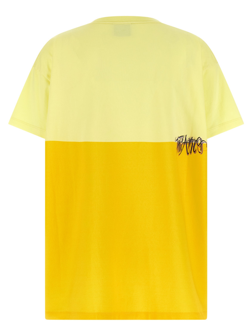 Yellow Graphic Crew Neck T-Shirt