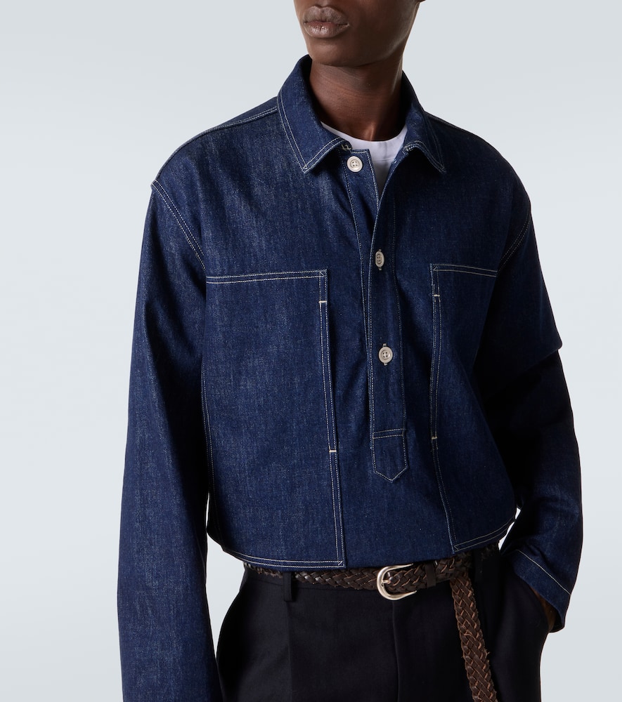 X Aaron Levine York denim shirt