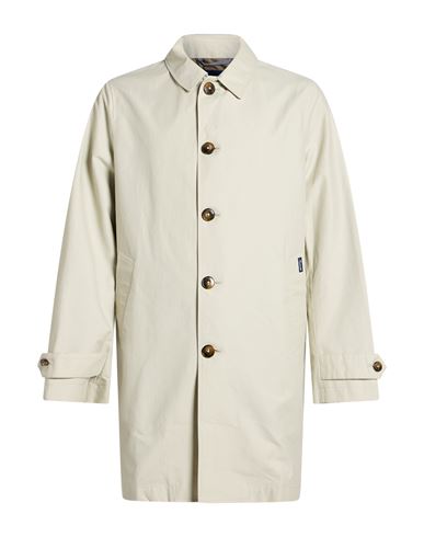 Façonnable Man Overcoat & Trench Coat Beige Size XL Cotton, Polyamide