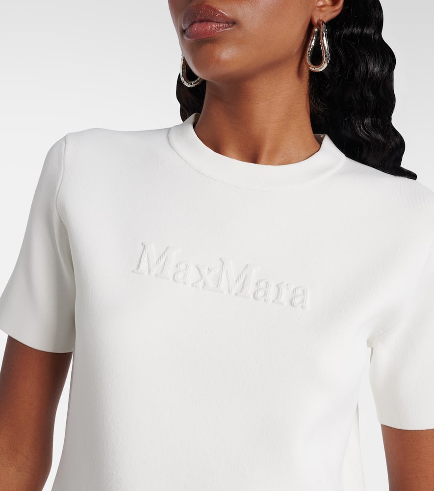 Adelio logo crêpe T-shirt