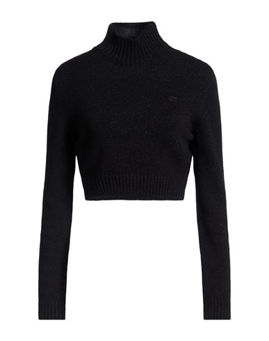 Woman Turtleneck Black Size L Wool, Viscose, Polyamide, Cashmere