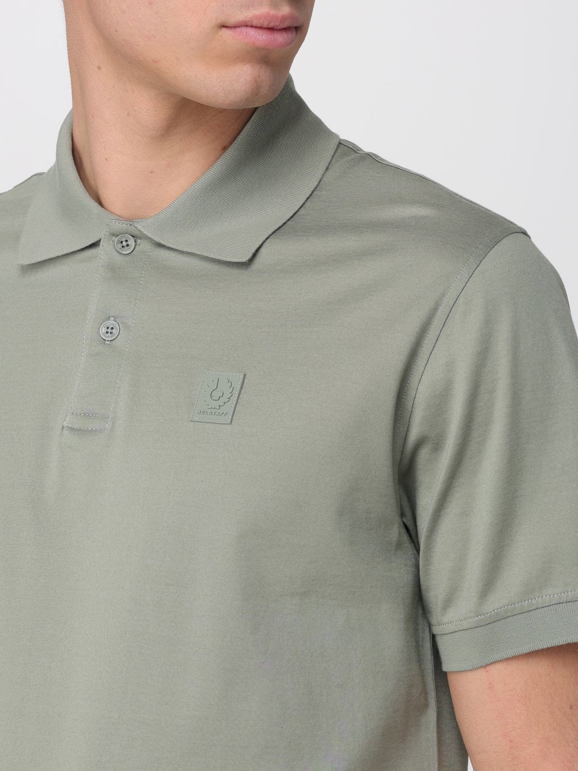 Polo Shirt Men color Green