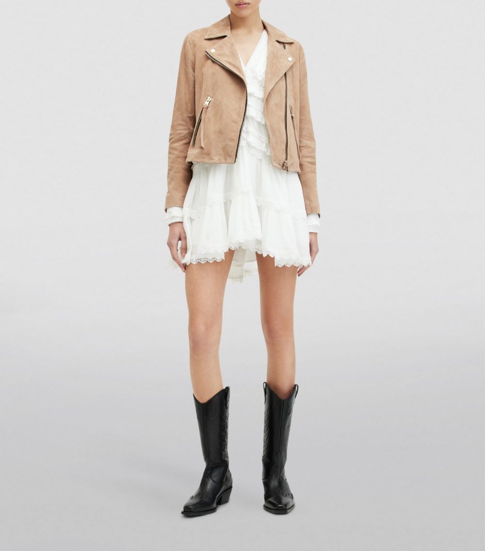 Suede Dalby Biker Jacket