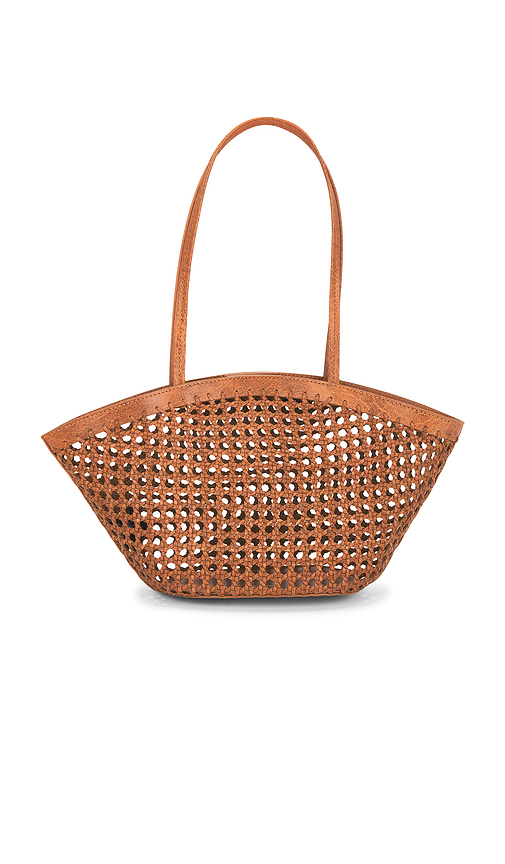 Madewell Sm Caning Tote Bag in Brown