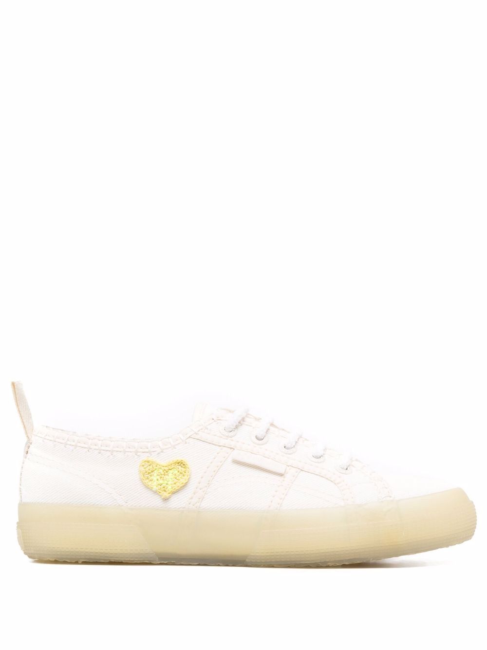 Low-top lace-up sneakers - Neutrals