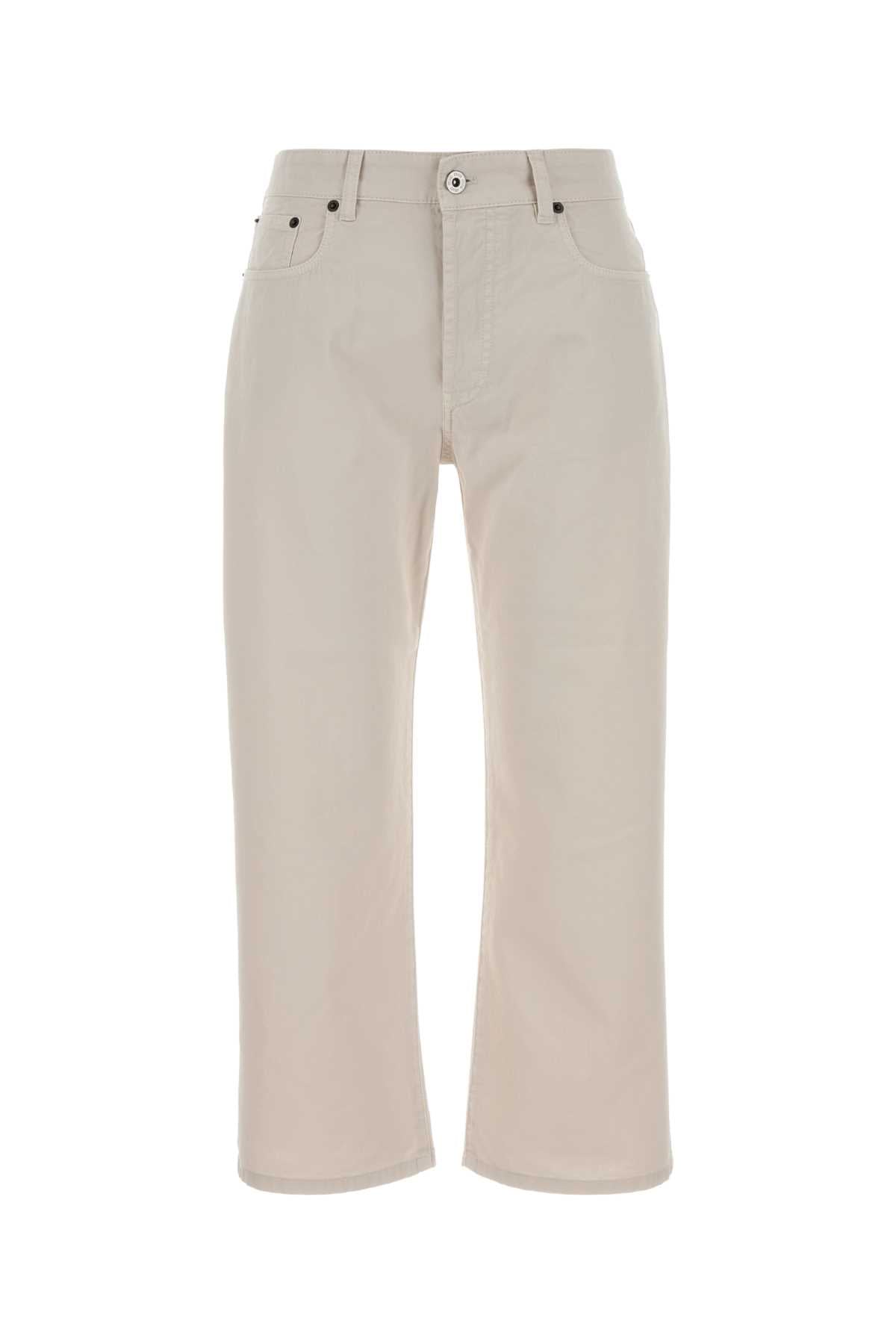 Cotton Trousers — Beige