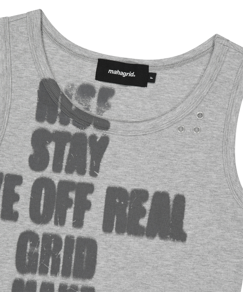 RISE CRACK TANK TOP GREY