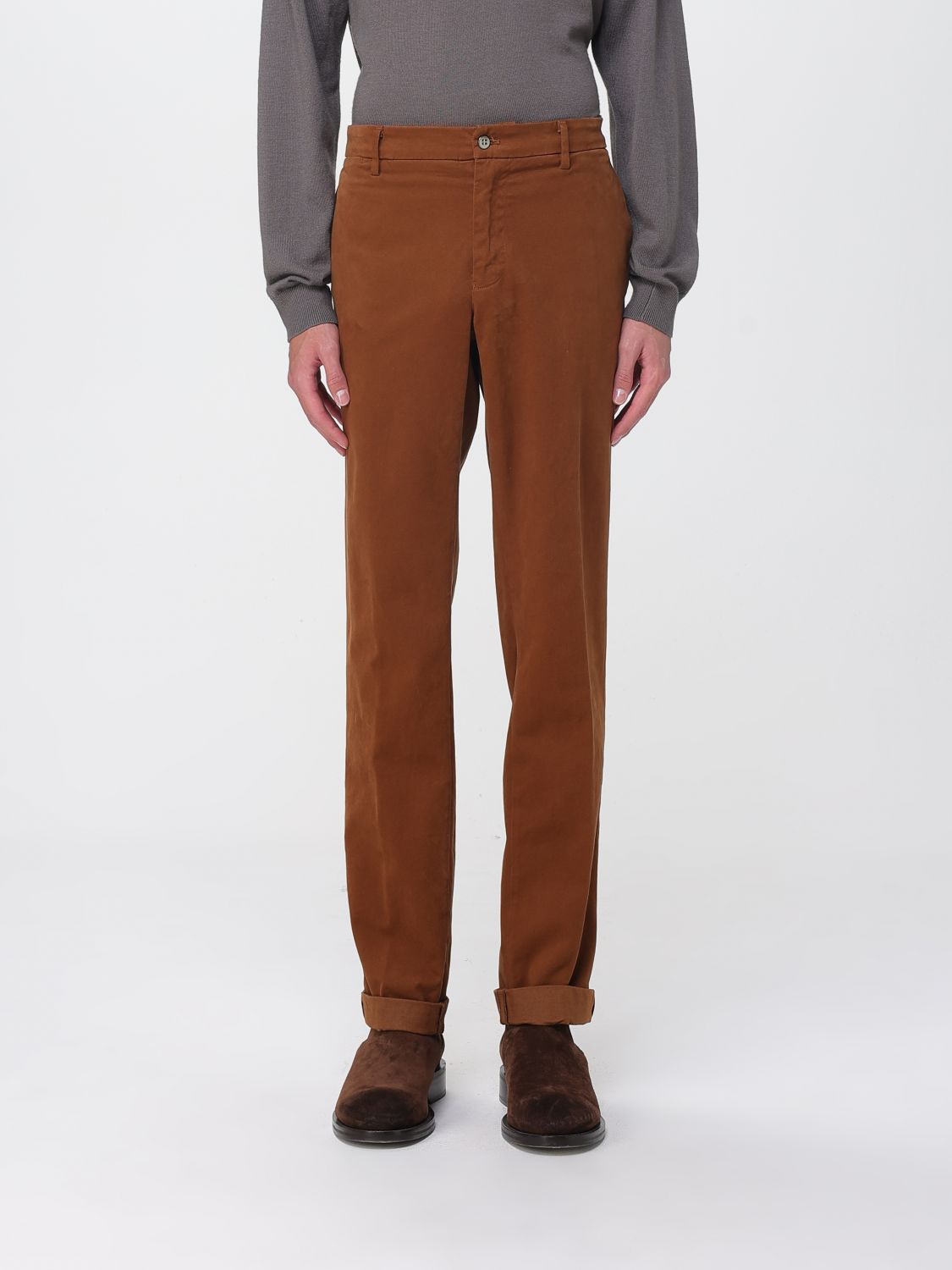 Pants Men color Brown
