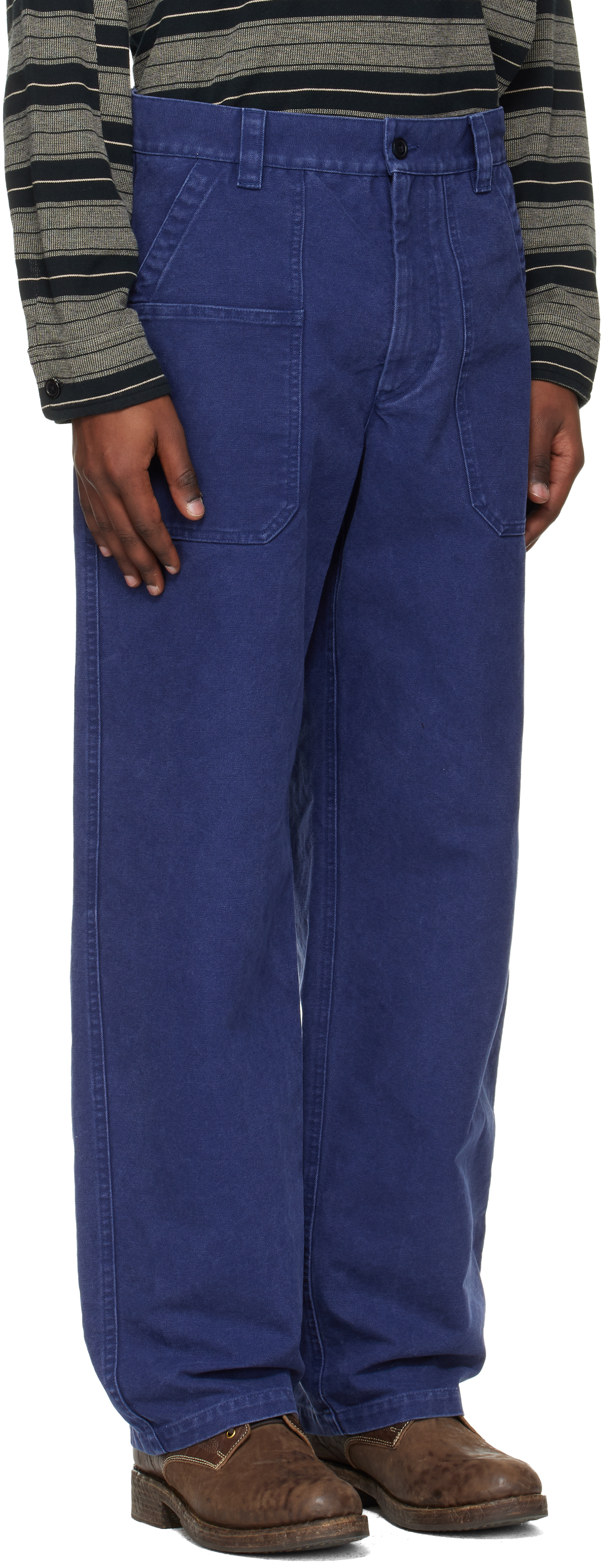 Blue Albo Trousers