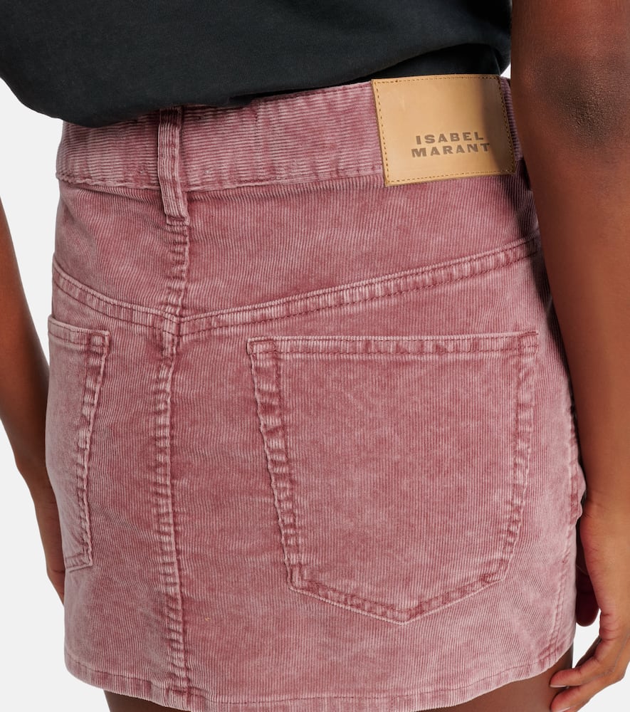 Olinda cotton corduroy miniskirt