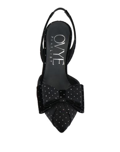 Ovyé Playlist Woman Pumps Black Size 7 Leather, Textile fibers