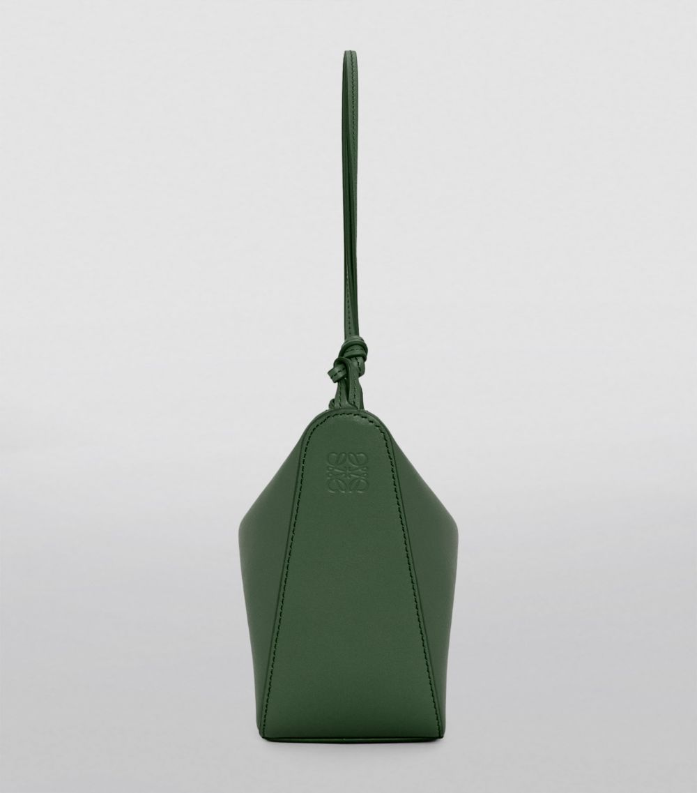Mini Leather Hammock Hobo Bag