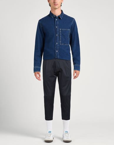 Low Brand Man Pants Navy Size 29 Cotton, Elastane