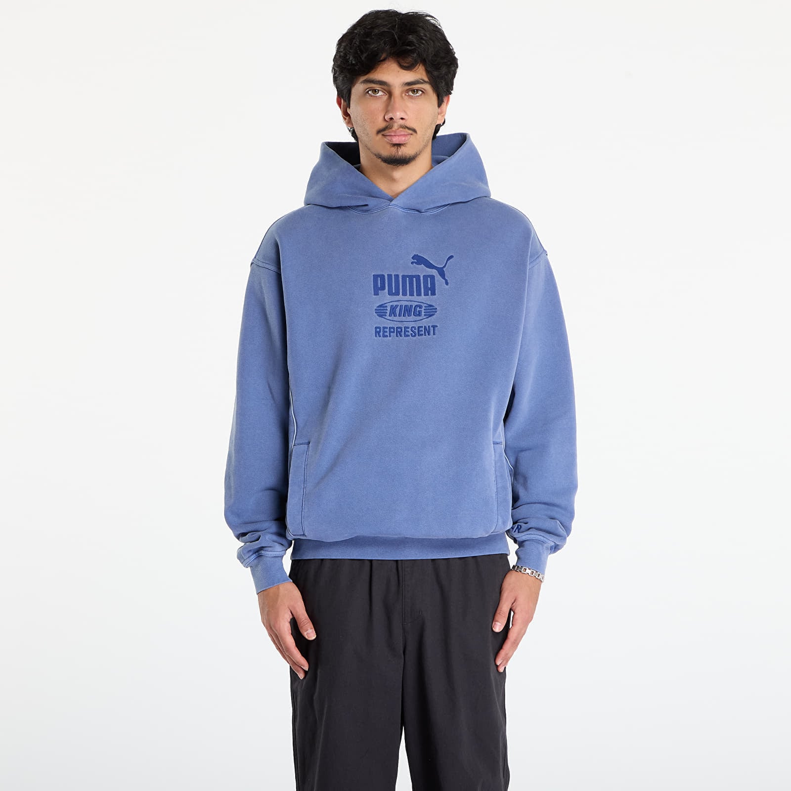 Sweatshirt Puma x REPRESENT Graphic Hoodie Blue Dusk