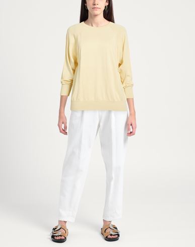 Woman Sweater Pastel yellow Size S Cotton, Cashmere