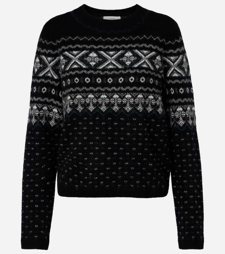 Fair Isle cashmere sweater