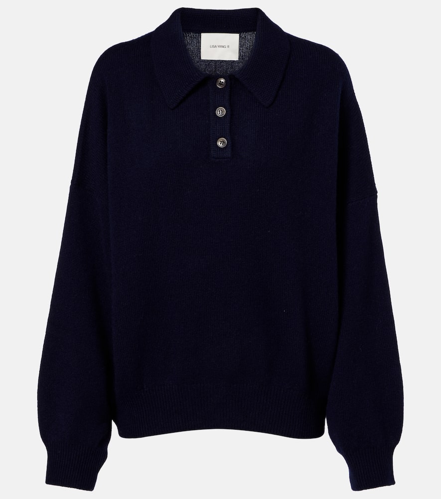 Etta cashmere polo sweater