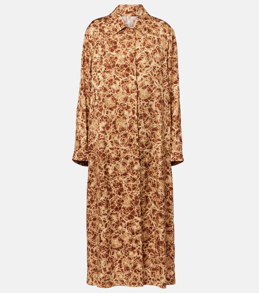 Leopard-print coat