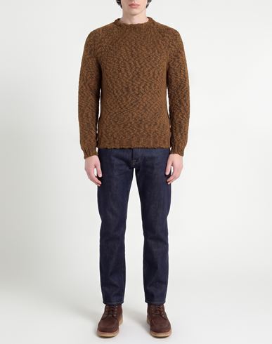 Man Sweater Camel Size S Polyamide, Alpaca wool, Acrylic, Wool