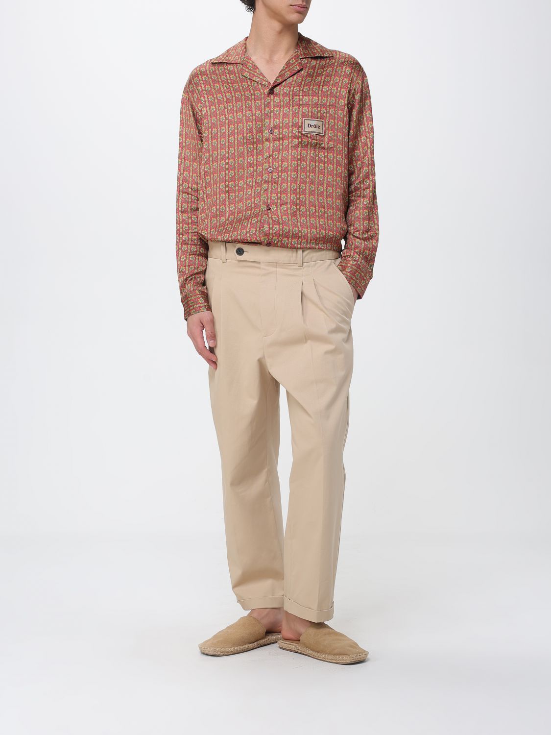 Pants DRÔLE DE MONSIEUR Men color Beige
