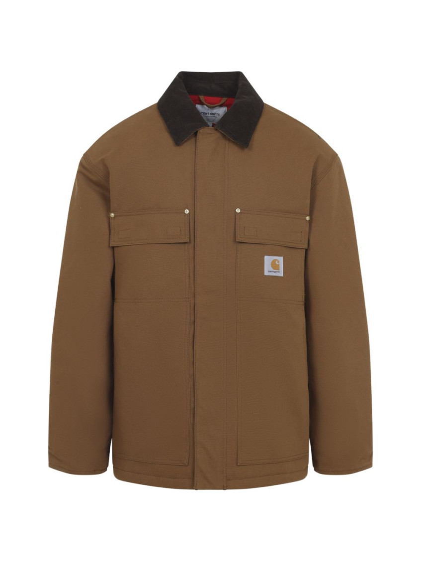 Brown Logo Arctic Coat