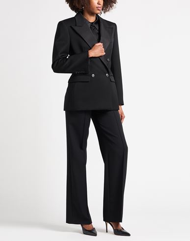 Woman Blazer Black Size 6 Wool