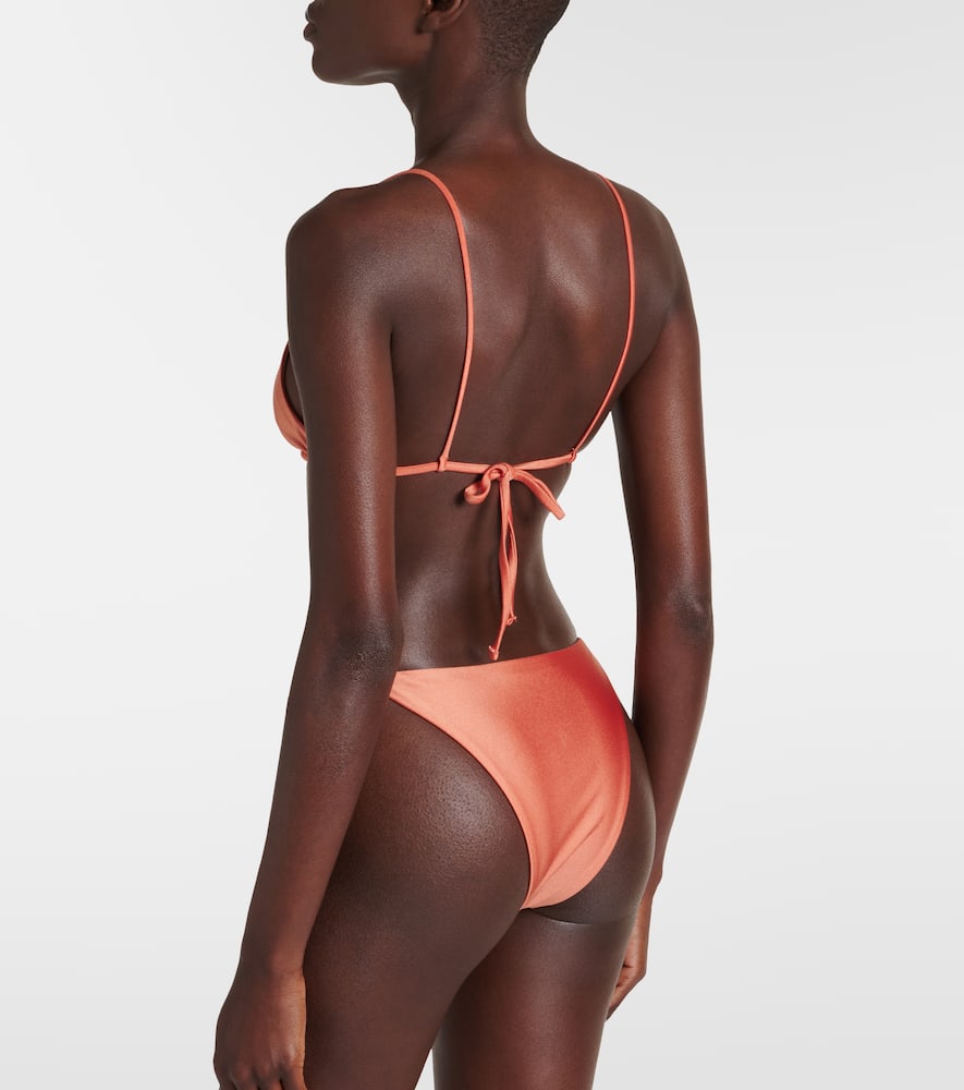 Via triangle bikini top