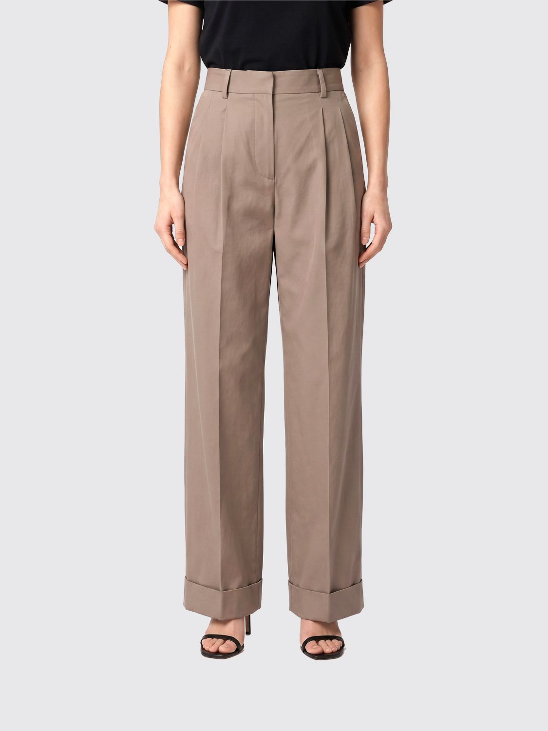 Pants Woman color Sand