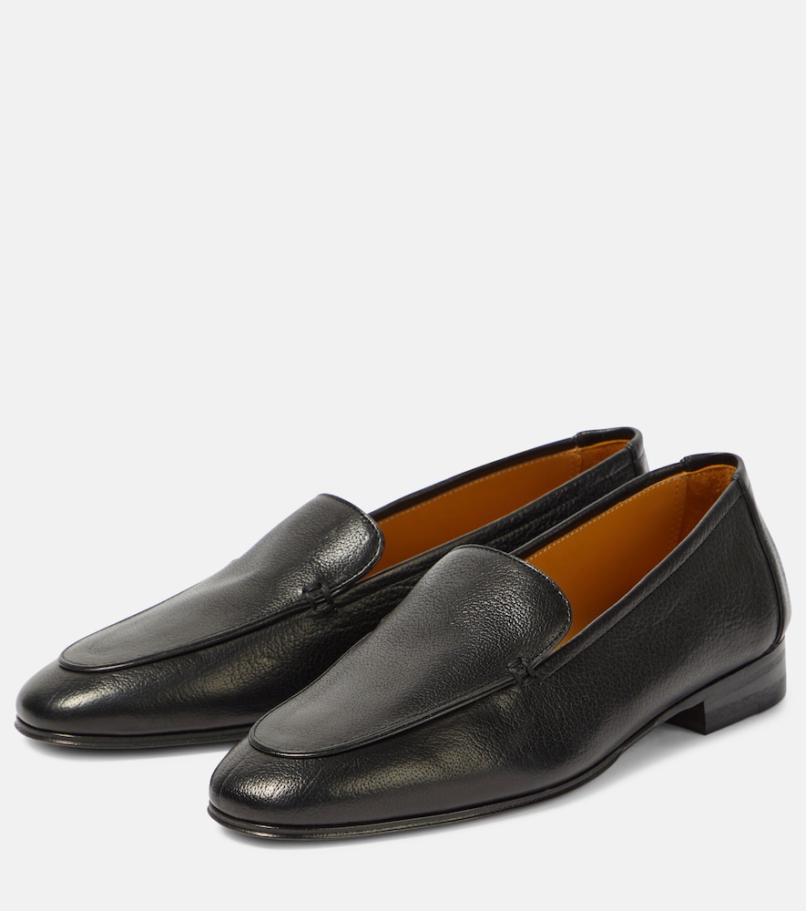 The Row Adam leather loafers