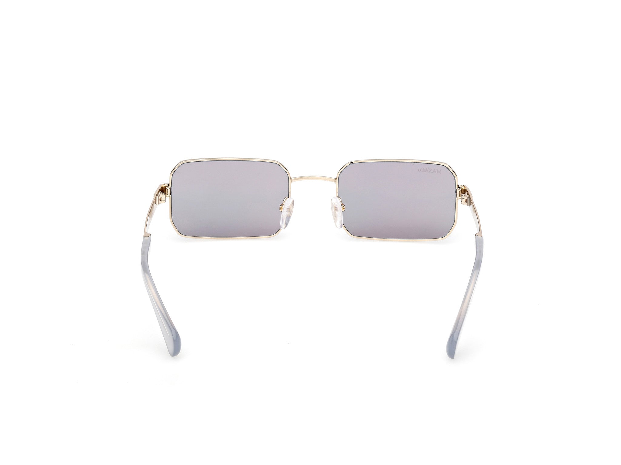 MAX&Co Mujer MAX&Co MO0140 32X Gafas de sol Metal Oro Azul Cuadrada Norma