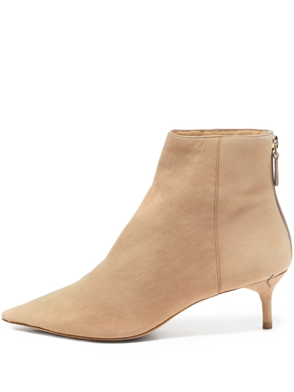 Pre-owned 60mm leather ankle boots - Neutrals
