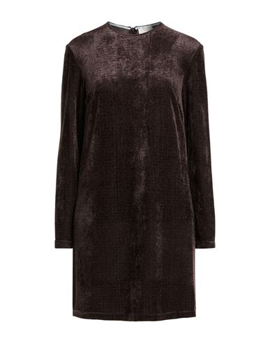 Chocolat Woman Mini dress Chocolate brown Size 6 Viscose, Polyamide