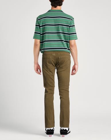 Man Pants Khaki Size 28 Cotton, Elastane