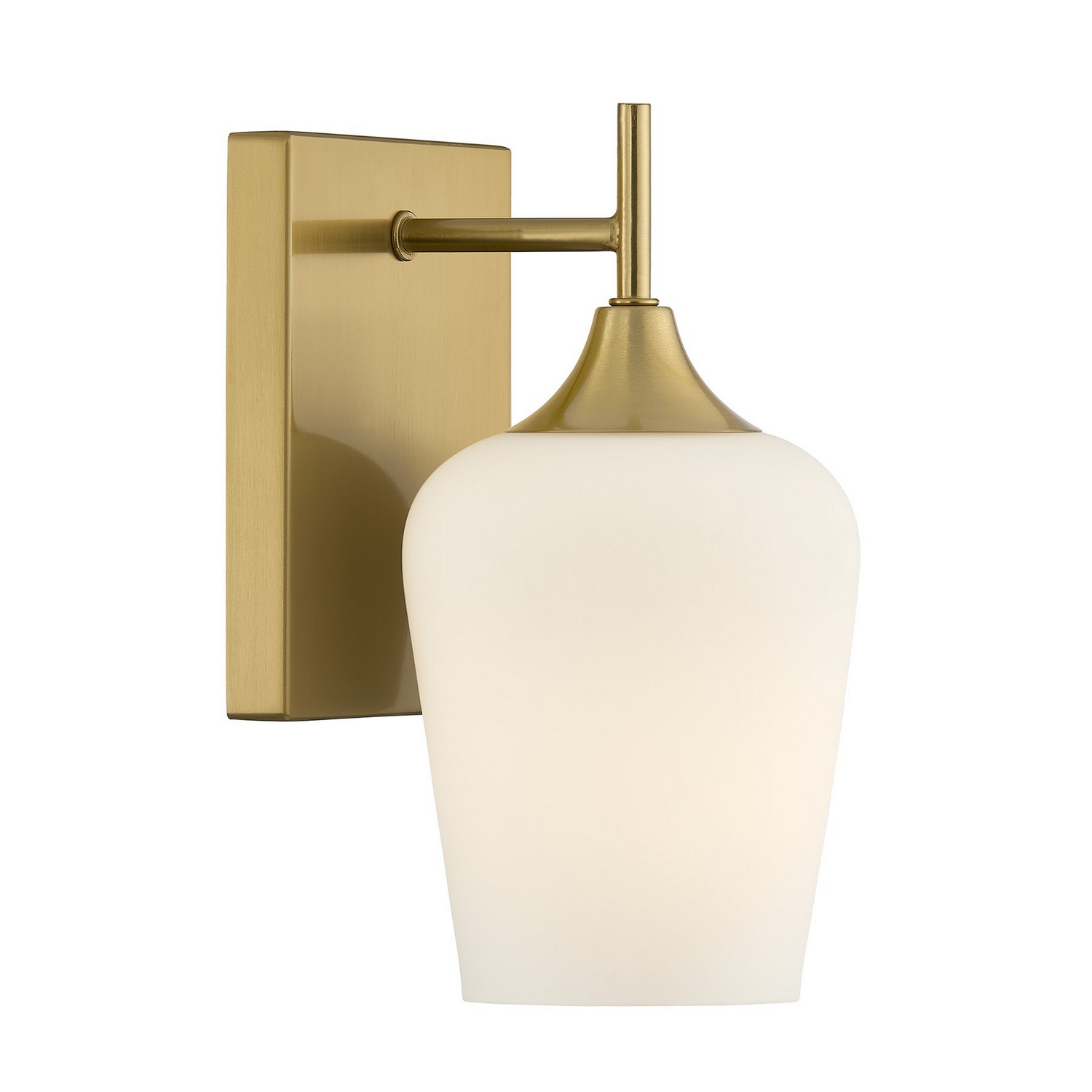 Octave 1-Light Wall Sconce in Warm Bra