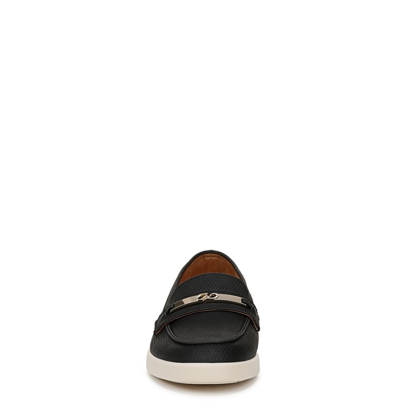 Women's Isla Bit Loafers (Black Faux Nubuck)