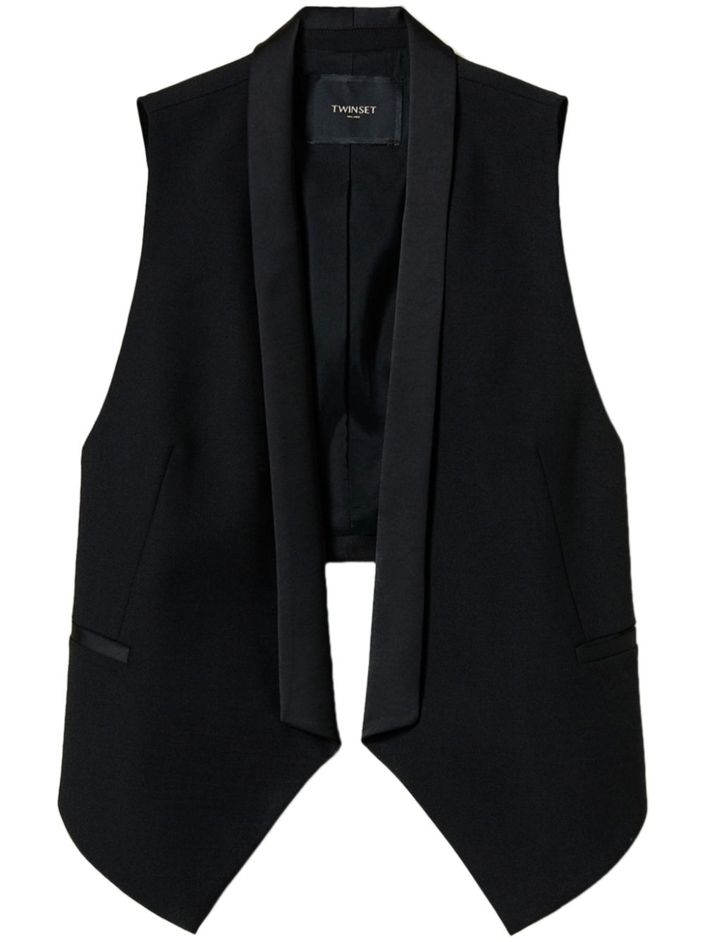 Logo waistcoat - Black