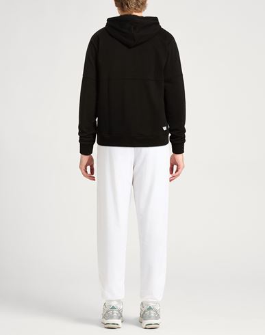Man Sweatshirt Black Size L Cotton, Polyester