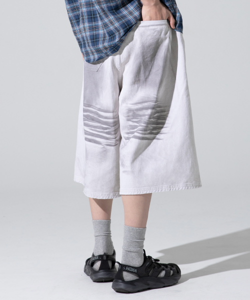 XP287 Dirty Washing Bermuda Cotton Pants