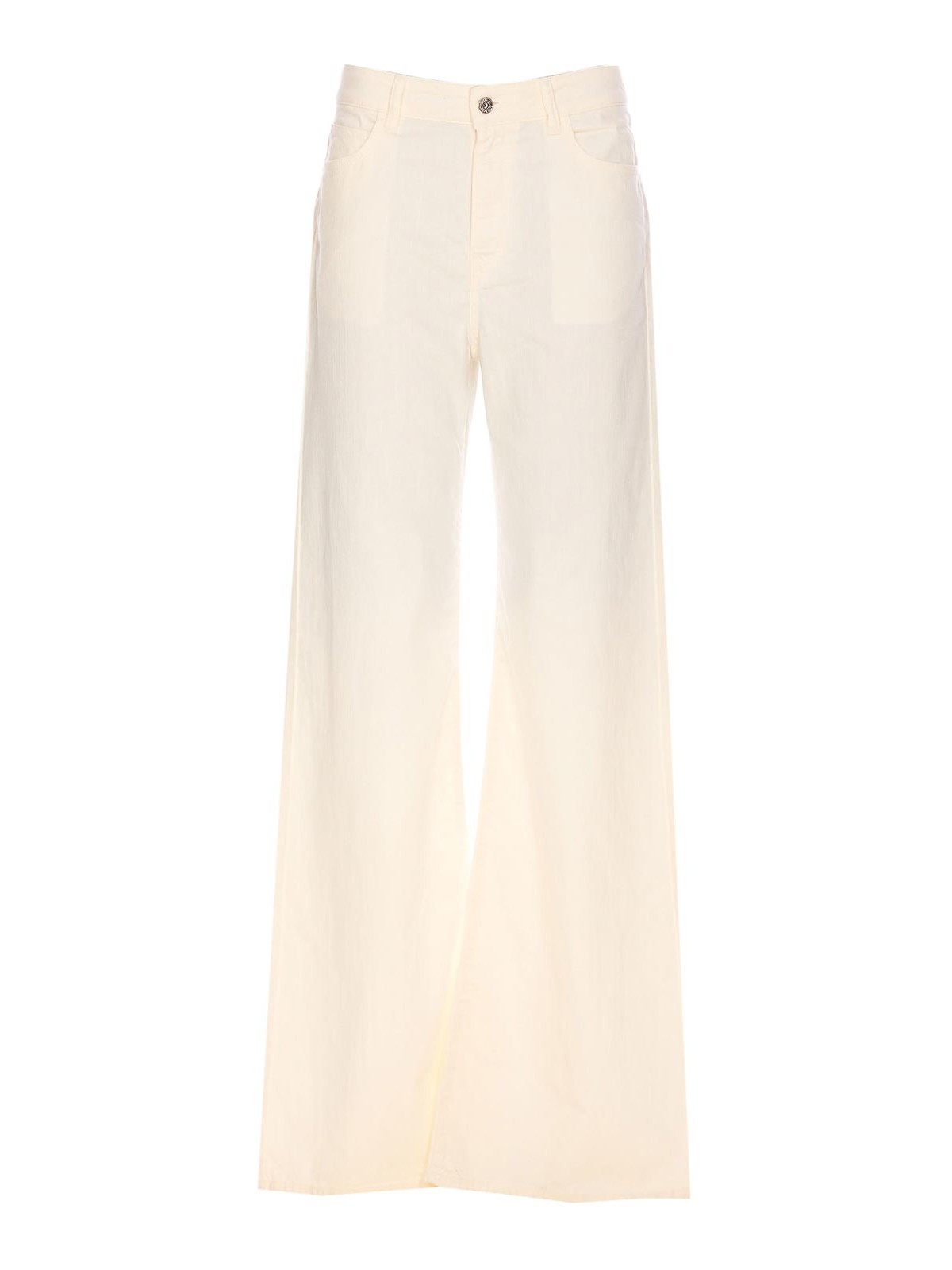 TRUE AVENUE cotton trousers - White