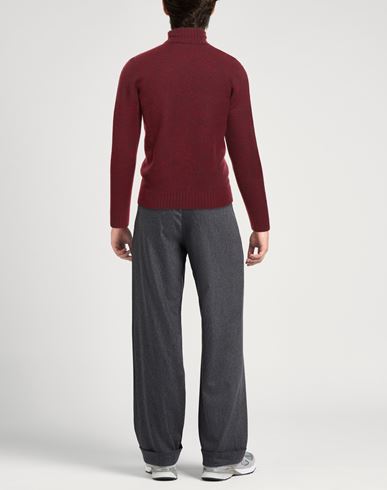 Man Turtleneck Garnet Size 38 Lambswool