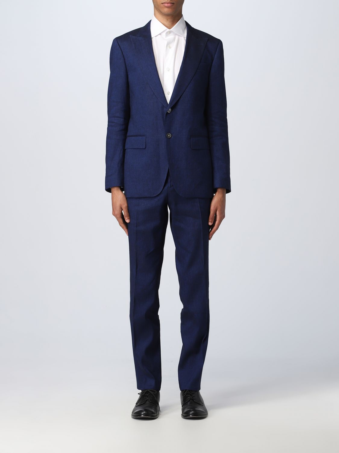 Suit Men color Blue