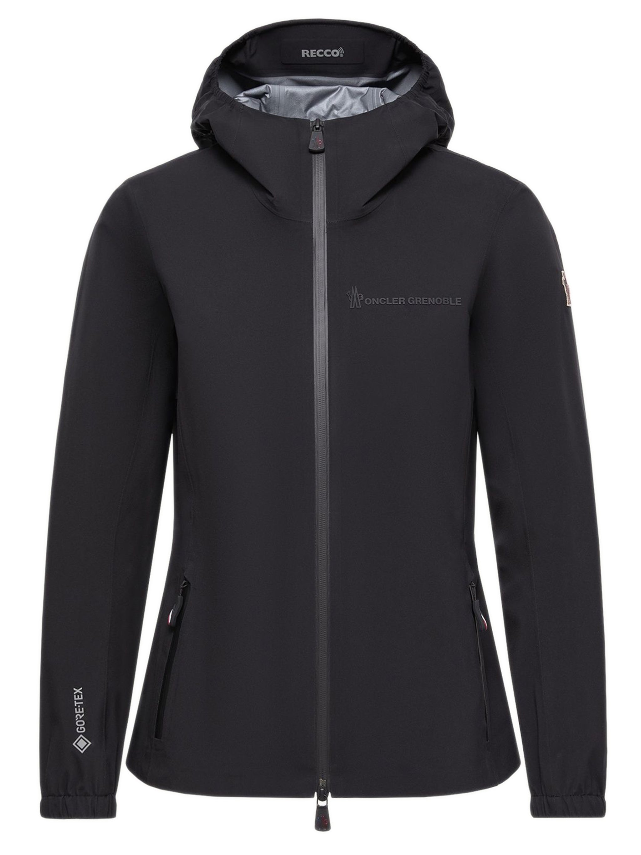 Heat-Sealed Seam Water-Repellent Hooded Jacket with RECCO Reflector