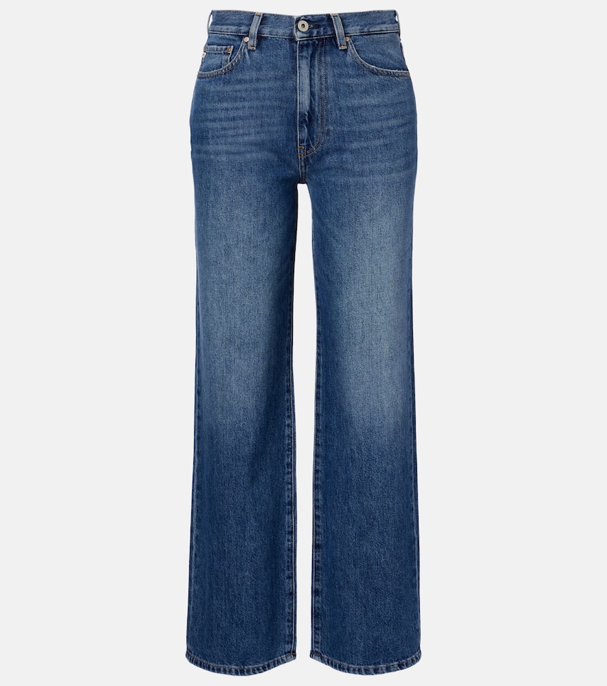 Kora high-rise wide-leg jeans