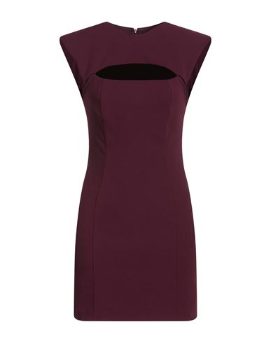 Woman Mini dress Plum Size S Polyester, Elastane