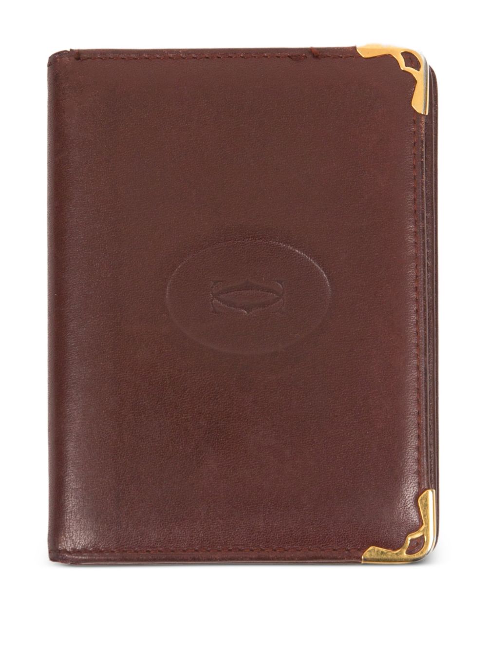 Cartier 1990s leather wallet - Red