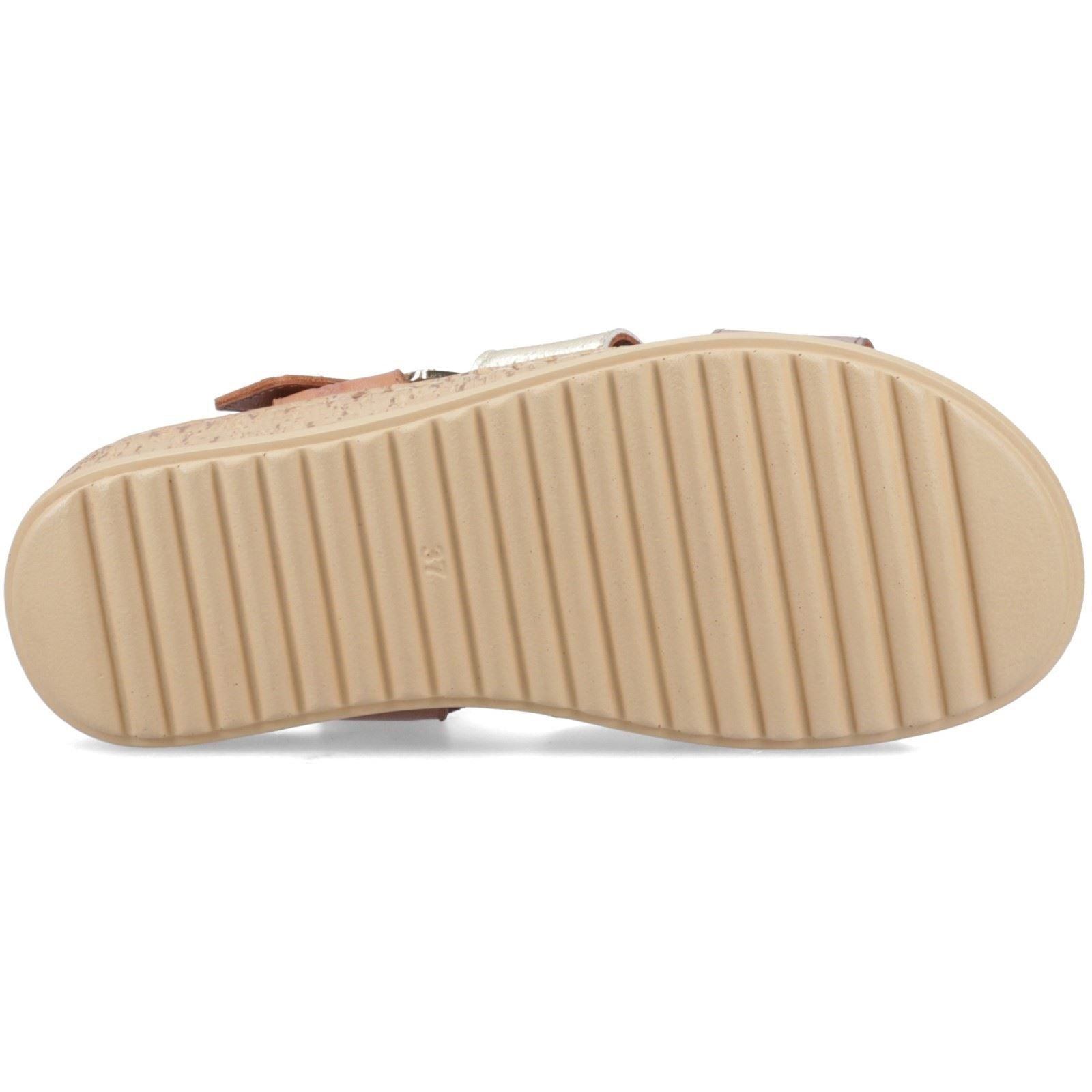 Hush Puppies Eliana Sandal Leather Women's Gold Sanda