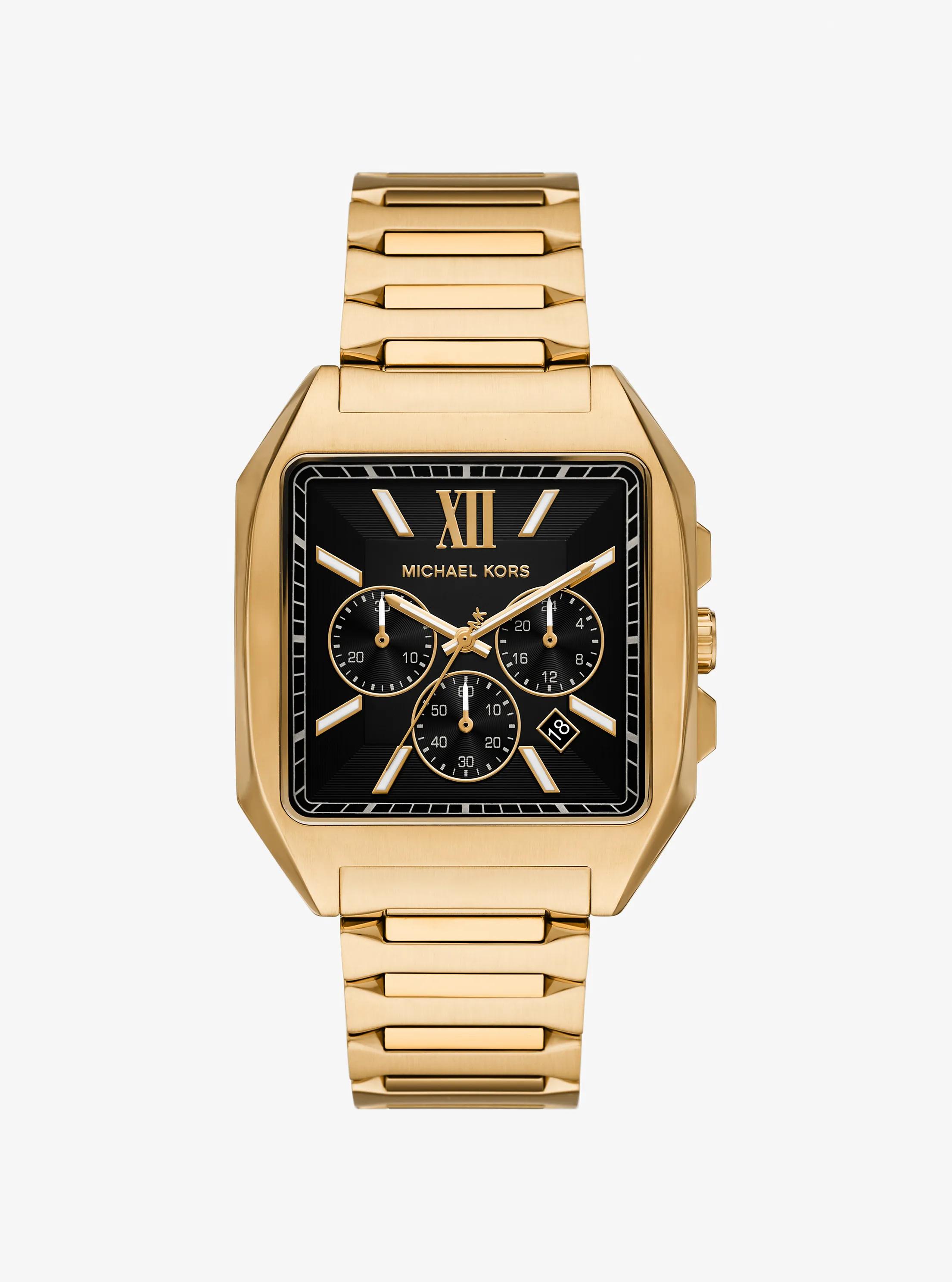 Hayes Oversized Gold-Tone Sport Watch in Gold - One Size by