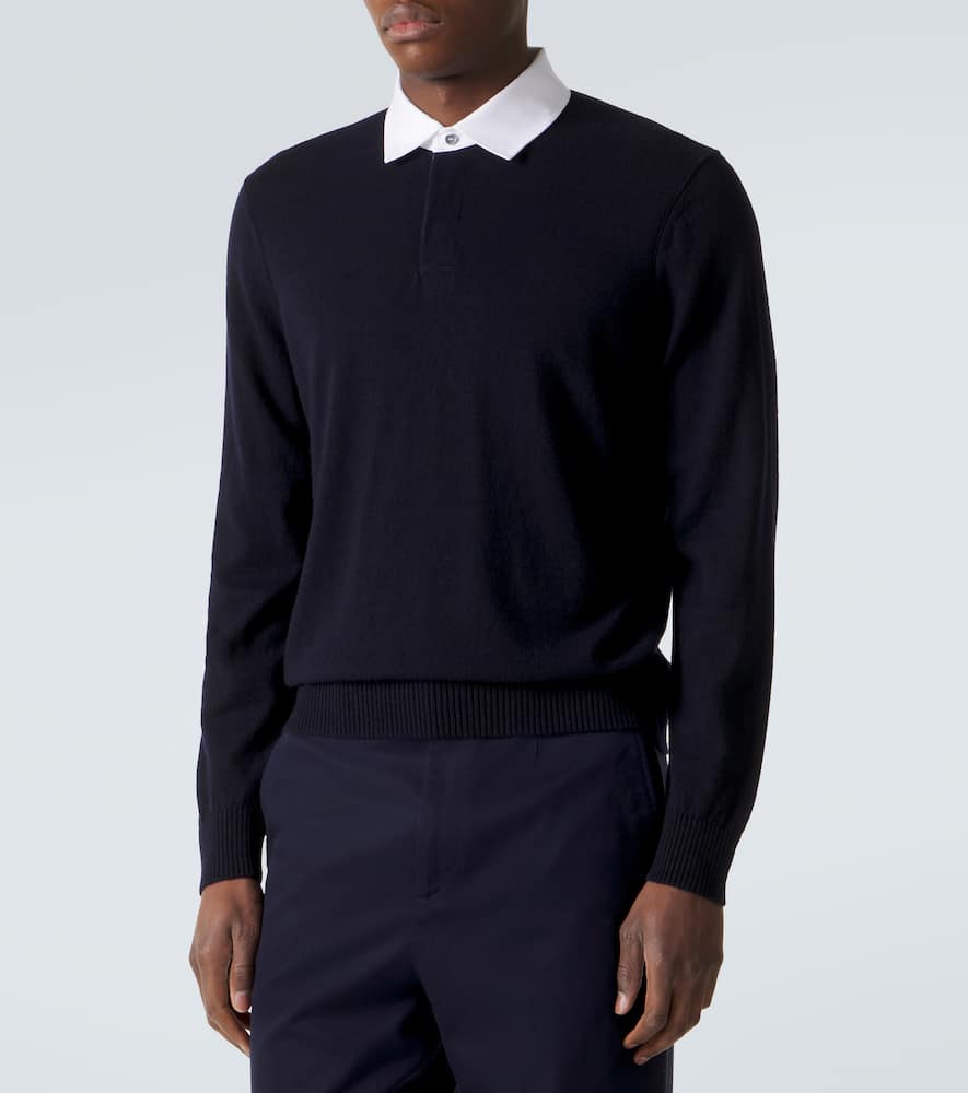 Cashmere and linen sweater